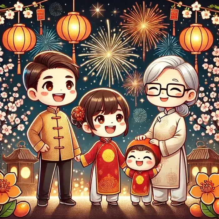 100+ Hình Ảnh Tết Cute Chibi Đáng Yêu, Làm Tay Khao Khát · ảnh 2