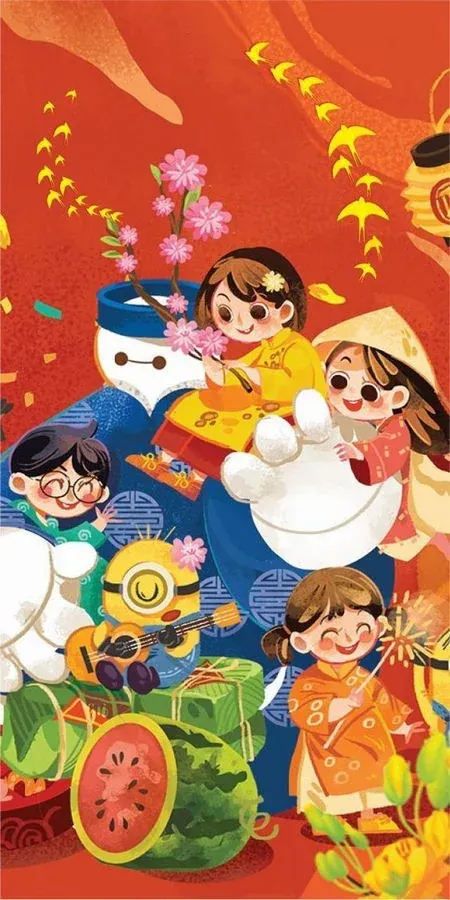 100+ Hình Ảnh Tết Cute Chibi Đáng Yêu, Làm Tay Khao Khát · ảnh 3