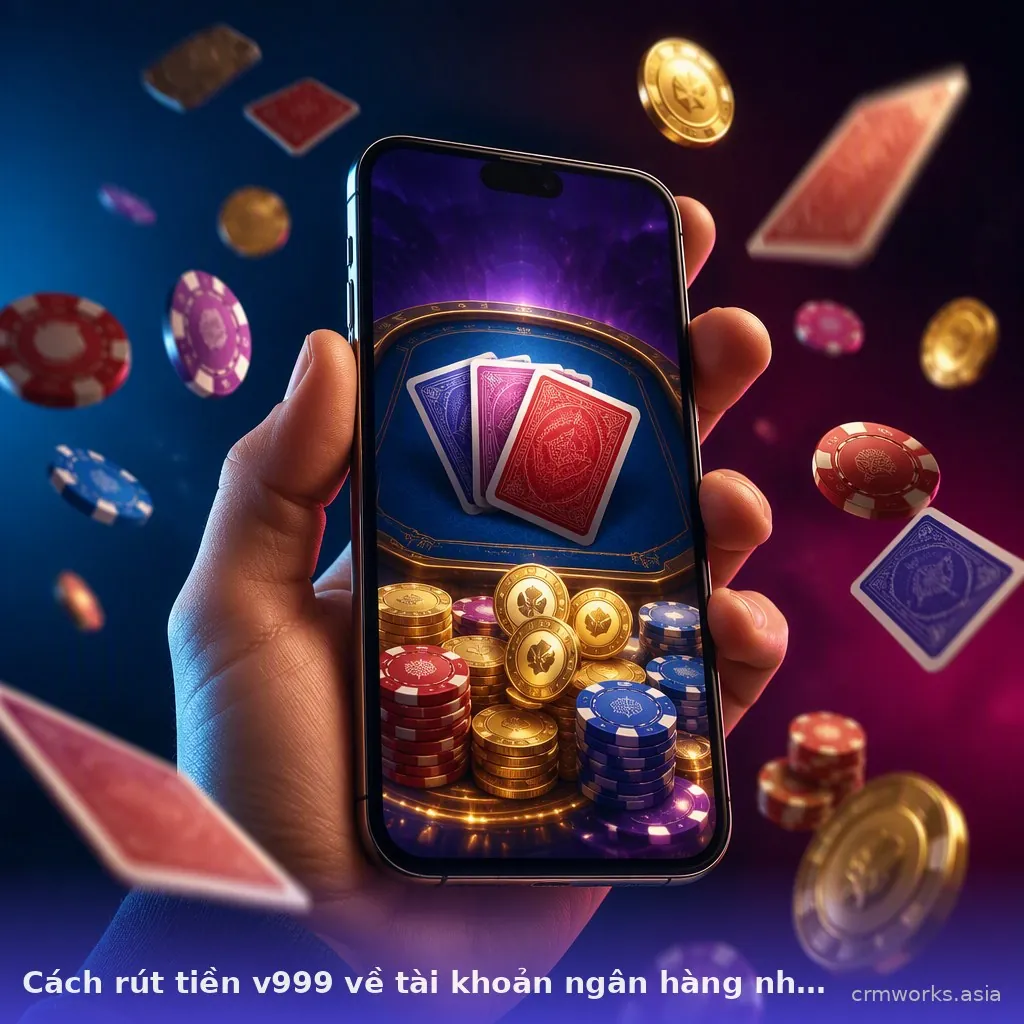 Cách rút tiền v999 về tài khoản ngân hàng nhanh gọn