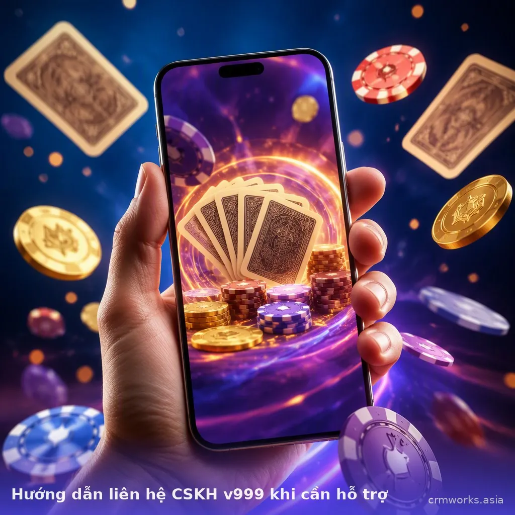 Hướng dẫn liên hệ CSKH v999 khi cần hỗ trợ