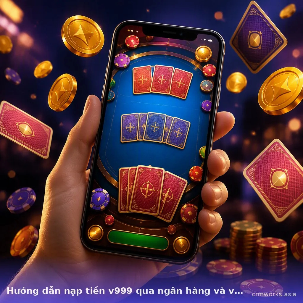 Hướng dẫn nạp tiền v999 qua ngân hàng và ví điện tử