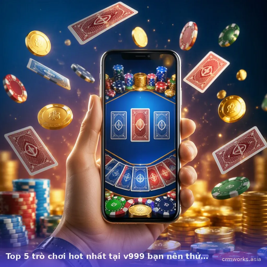 Top 5 trò chơi hot nhất tại v999 bạn nên thử ngay