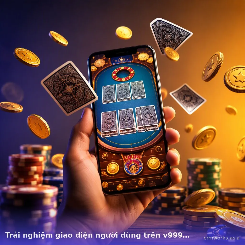 Trải nghiệm giao diện người dùng trên v999 mobile — v999 · ảnh 1