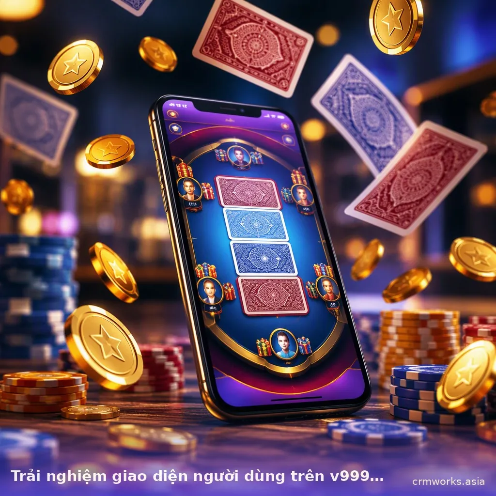Trải nghiệm giao diện người dùng trên v999 mobile — v999 · ảnh 2
