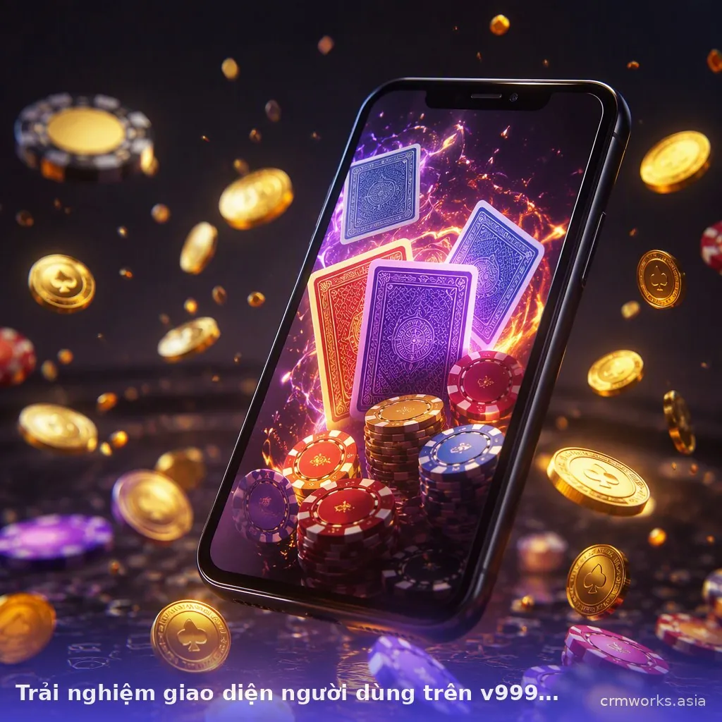 Trải nghiệm giao diện người dùng trên v999 mobile — v999 · ảnh 3